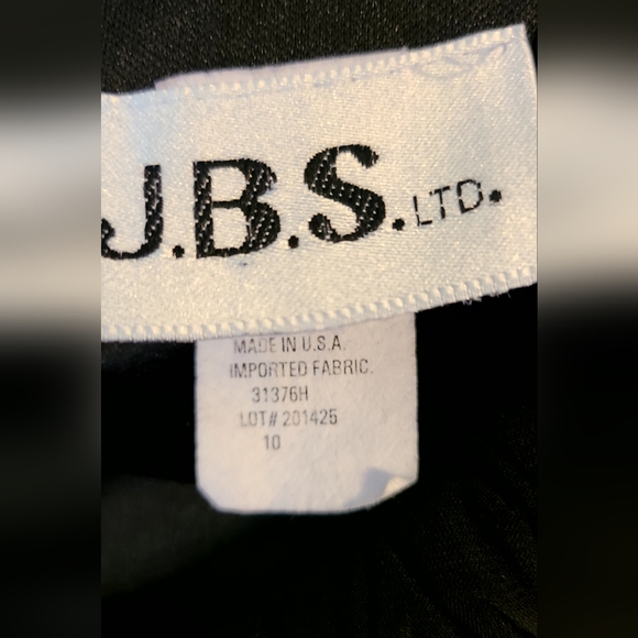 J.B.S.ltd sleeveless dress size 10 color black - Picture 4 of 6